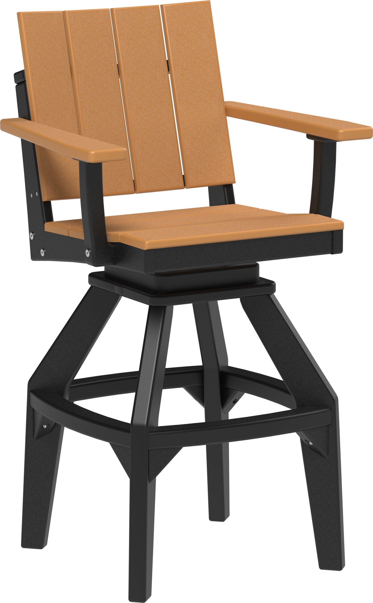 Urban Swivel Chair Cedar & Black / Bar Height