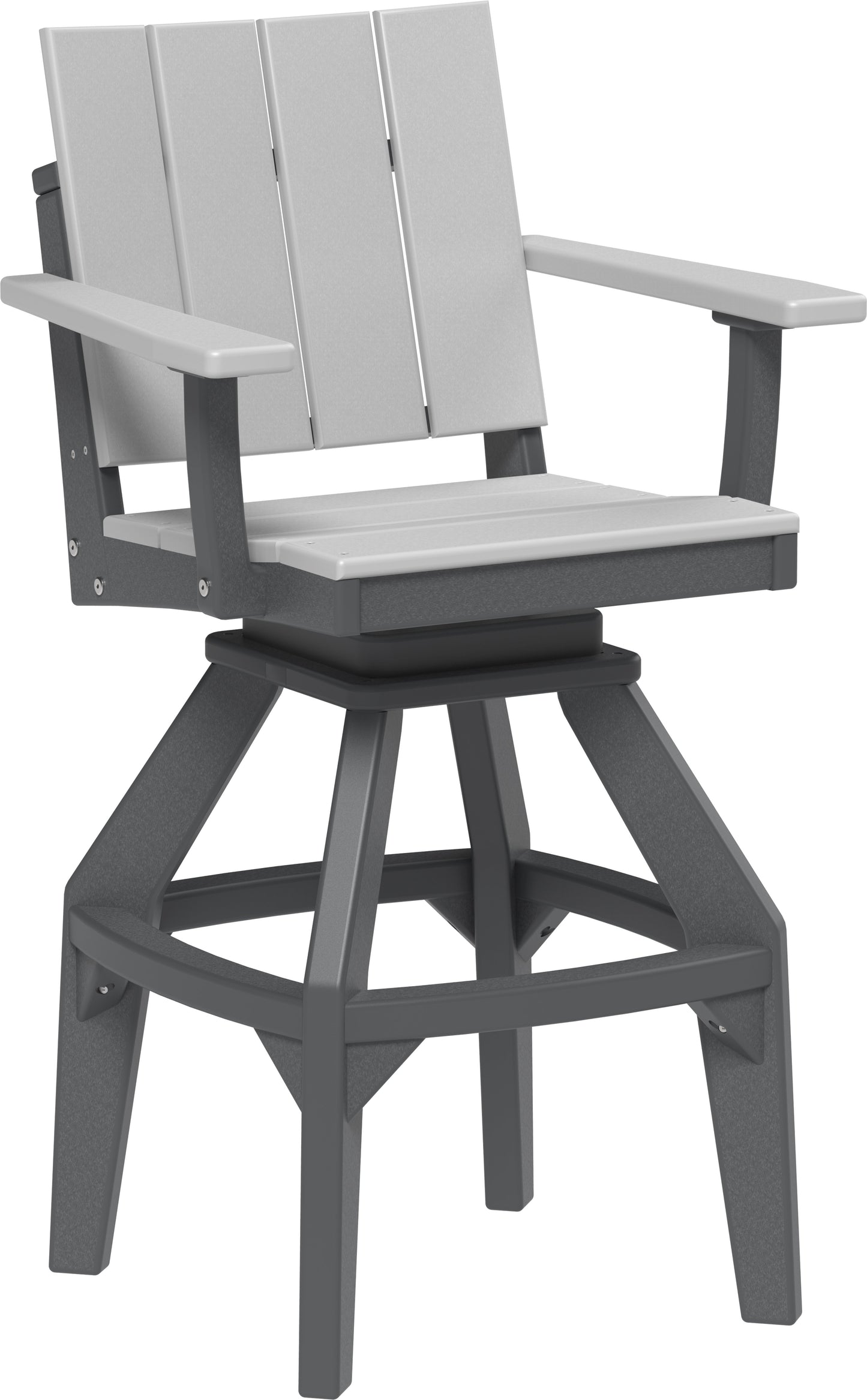 Urban Swivel Chair Dove Gray & Slate / Bar Height