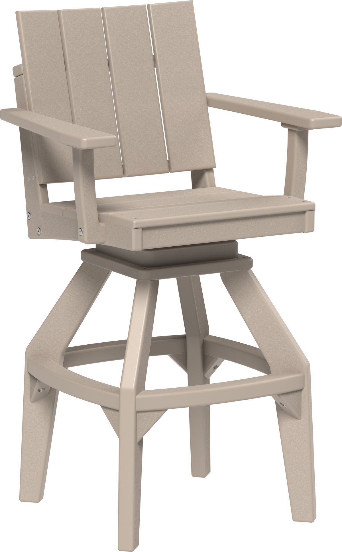 Urban Swivel Chair Weatherwood / Bar Height