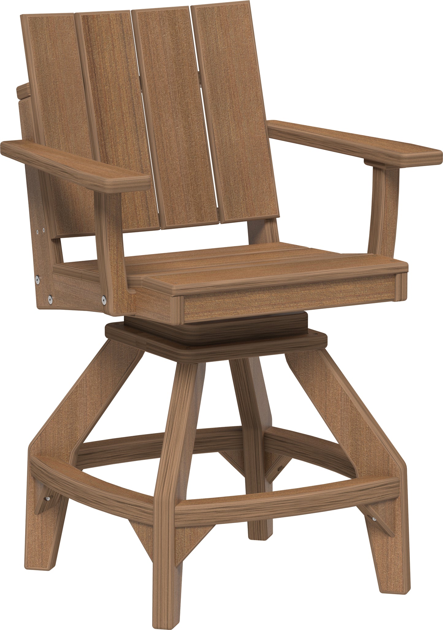 Urban Swivel Chair Antique Mahogany / Counter Height