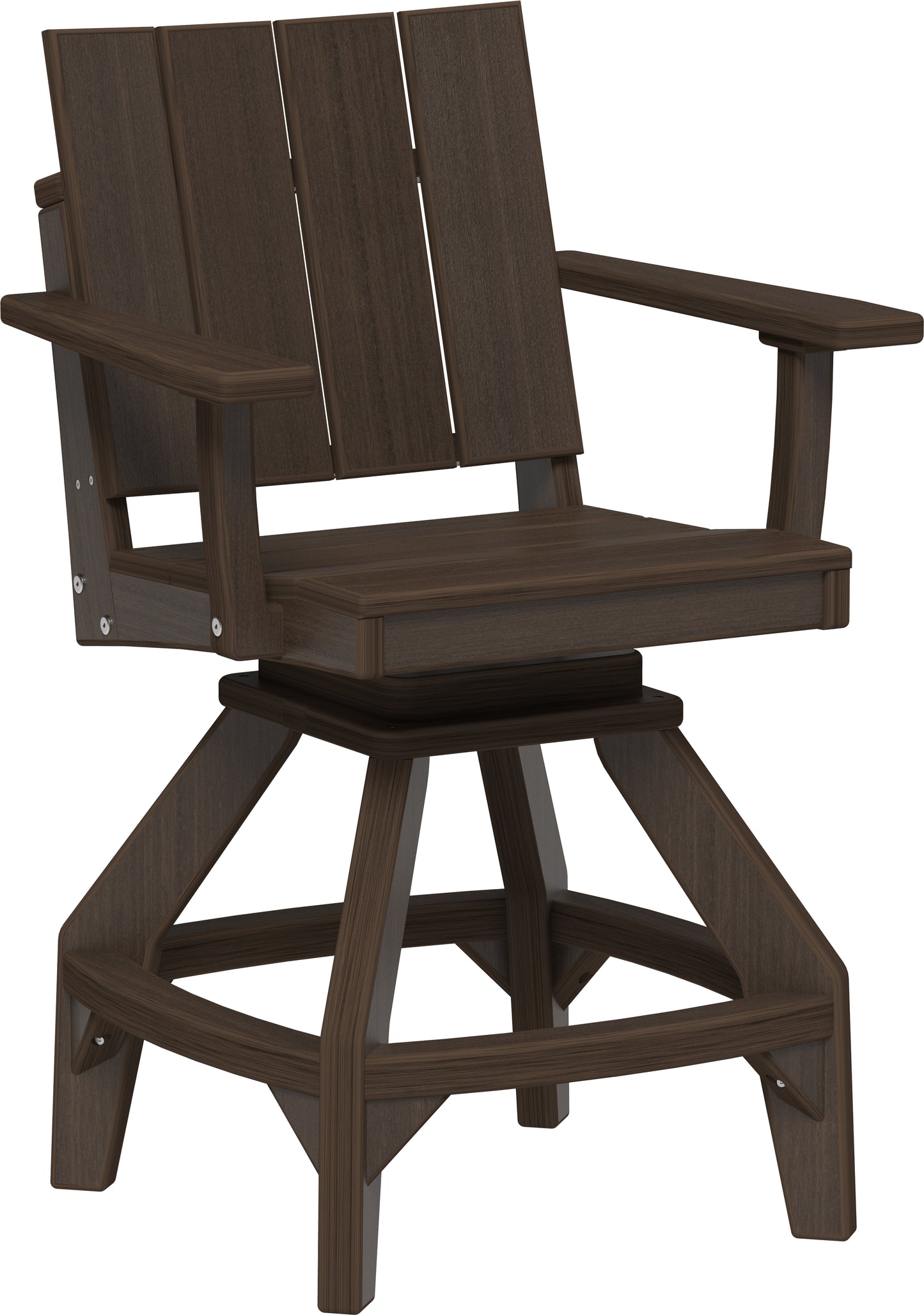 Urban Swivel Chair Brazilian Walnut / Counter Height