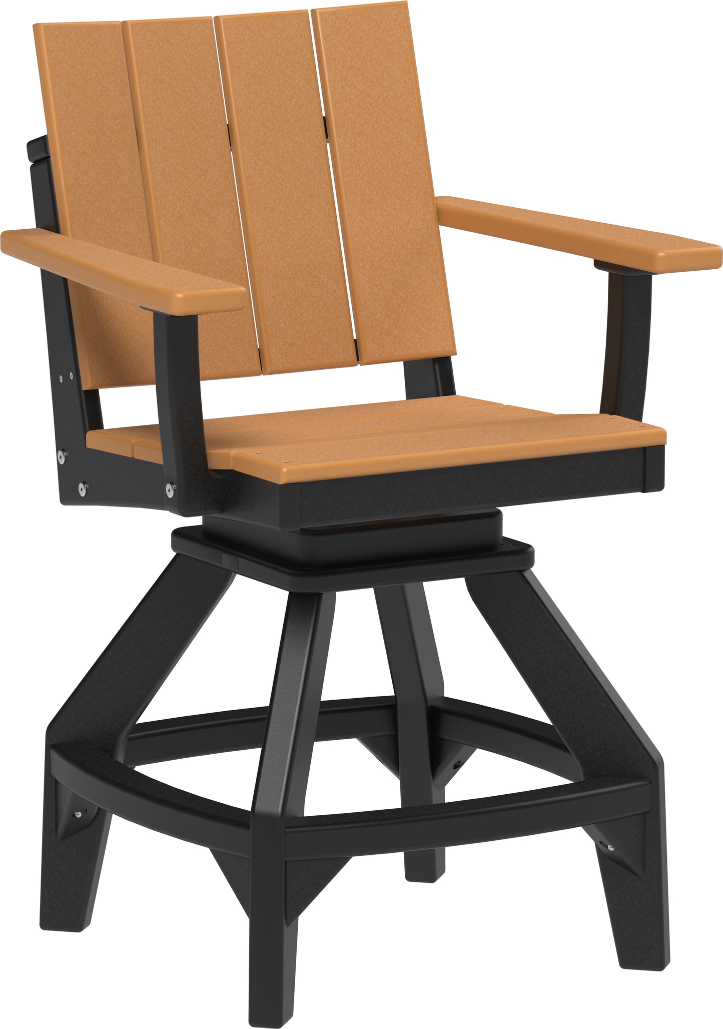 Urban Swivel Chair Cedar & Black / Counter Height