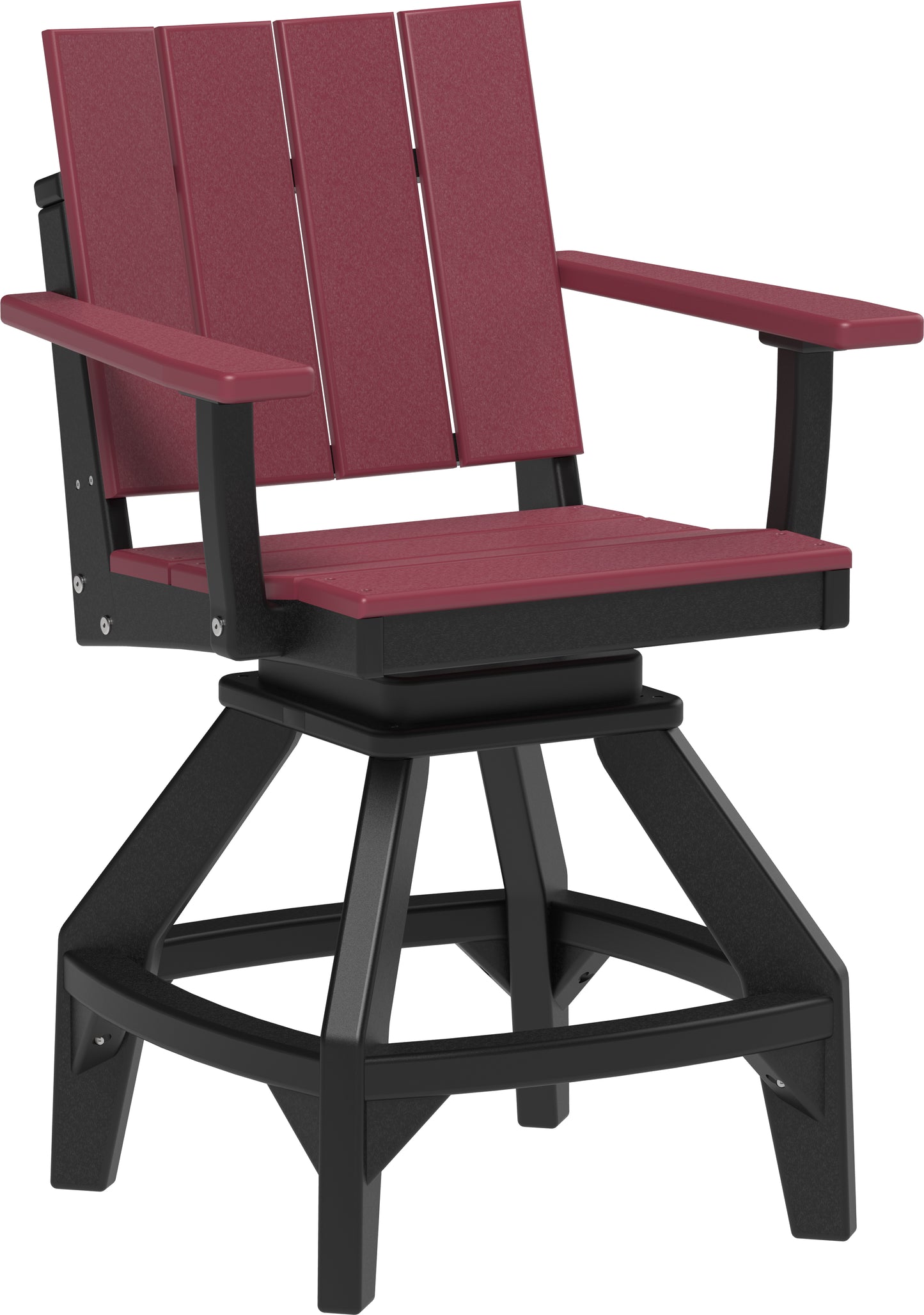 Urban Swivel Chair Cherrywood & Black / Counter Height
