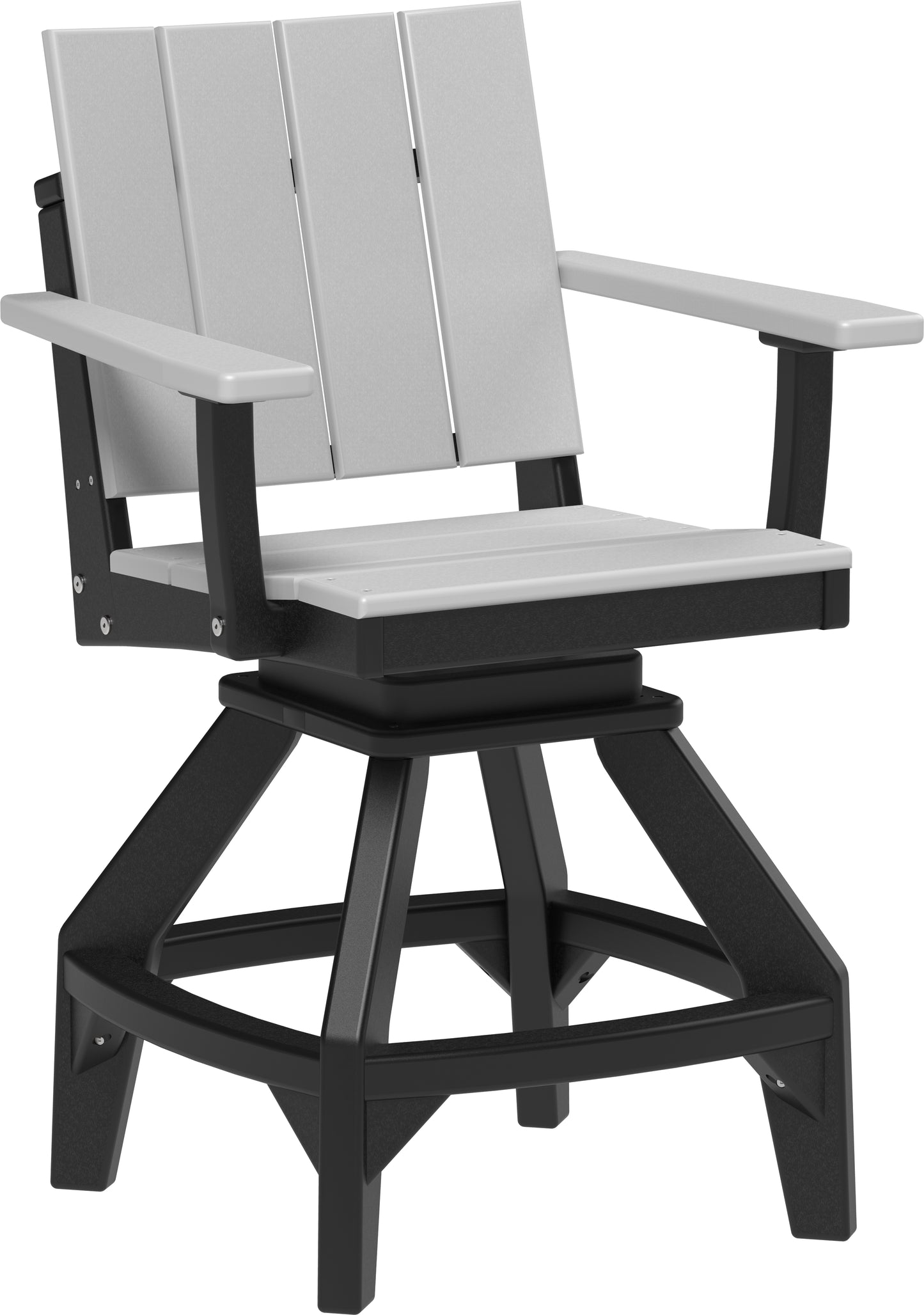 Urban Swivel Chair Dove Gray & Black / Counter Height