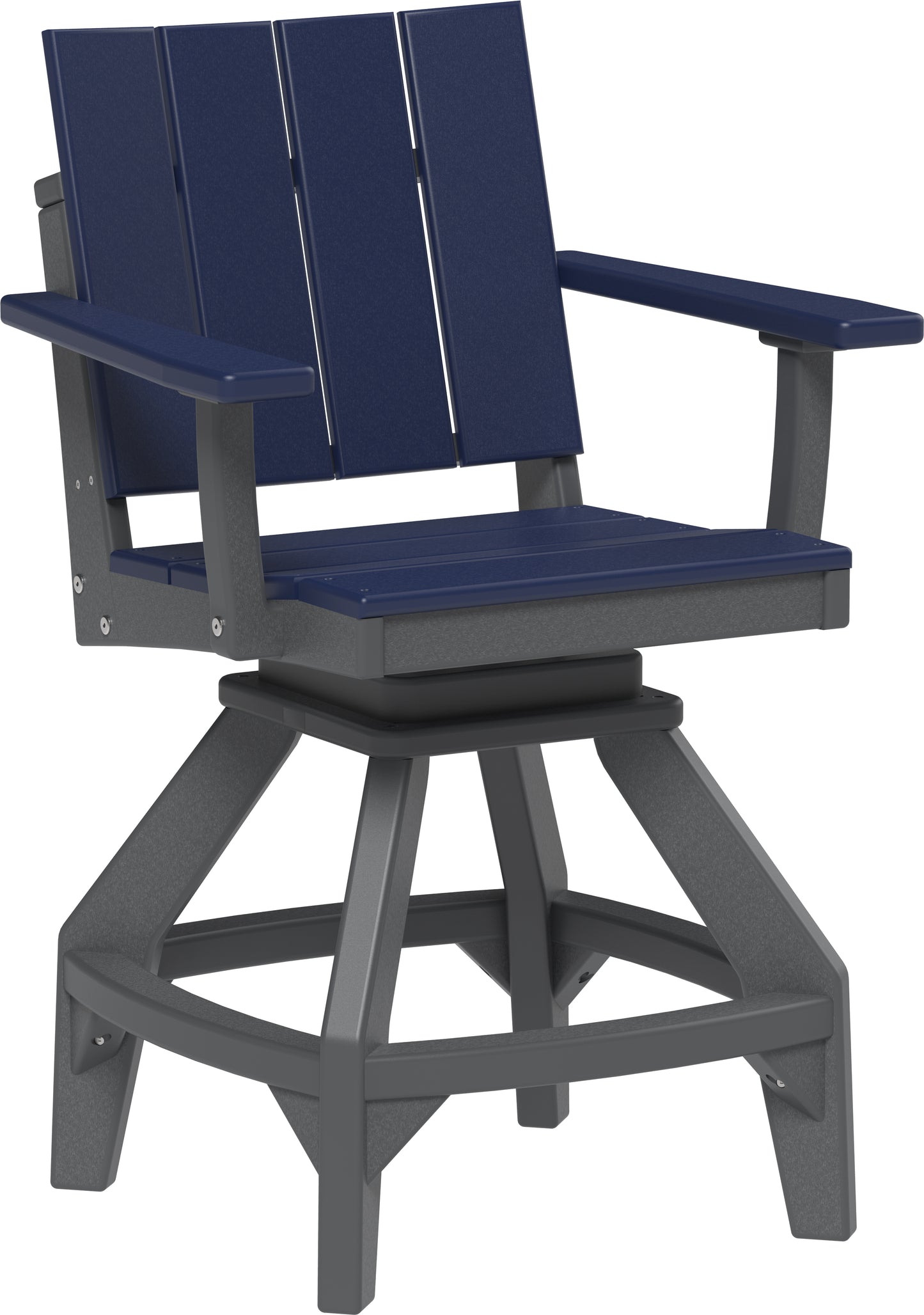 Urban Swivel Chair Patriot Blue & Slate / Counter Height