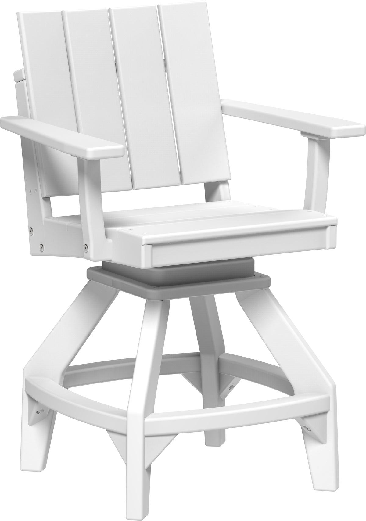 Urban Swivel Chair White / Counter Height