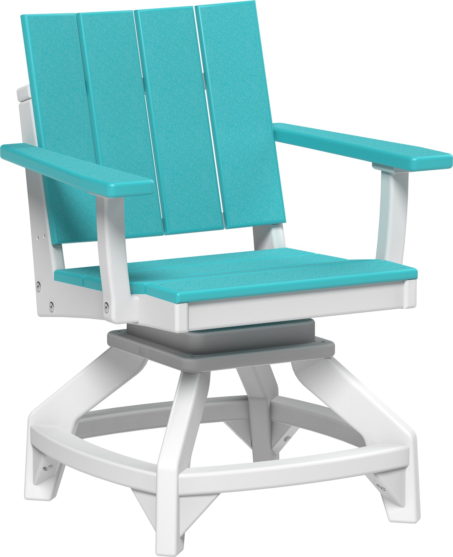 Urban Swivel Chair Aruba Blue & White / Dining Height
