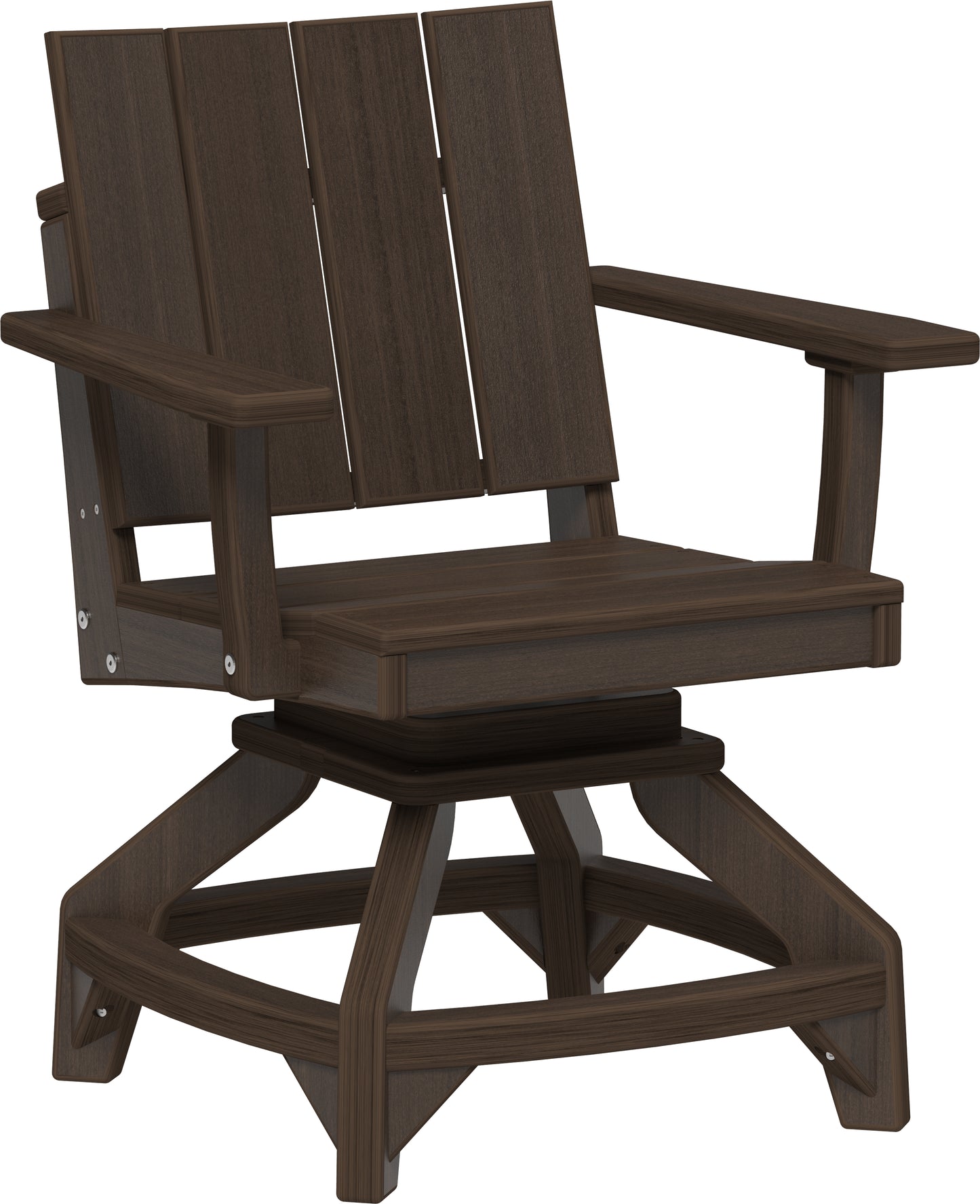 Urban Swivel Chair Brazilian Walnut / Dining Height