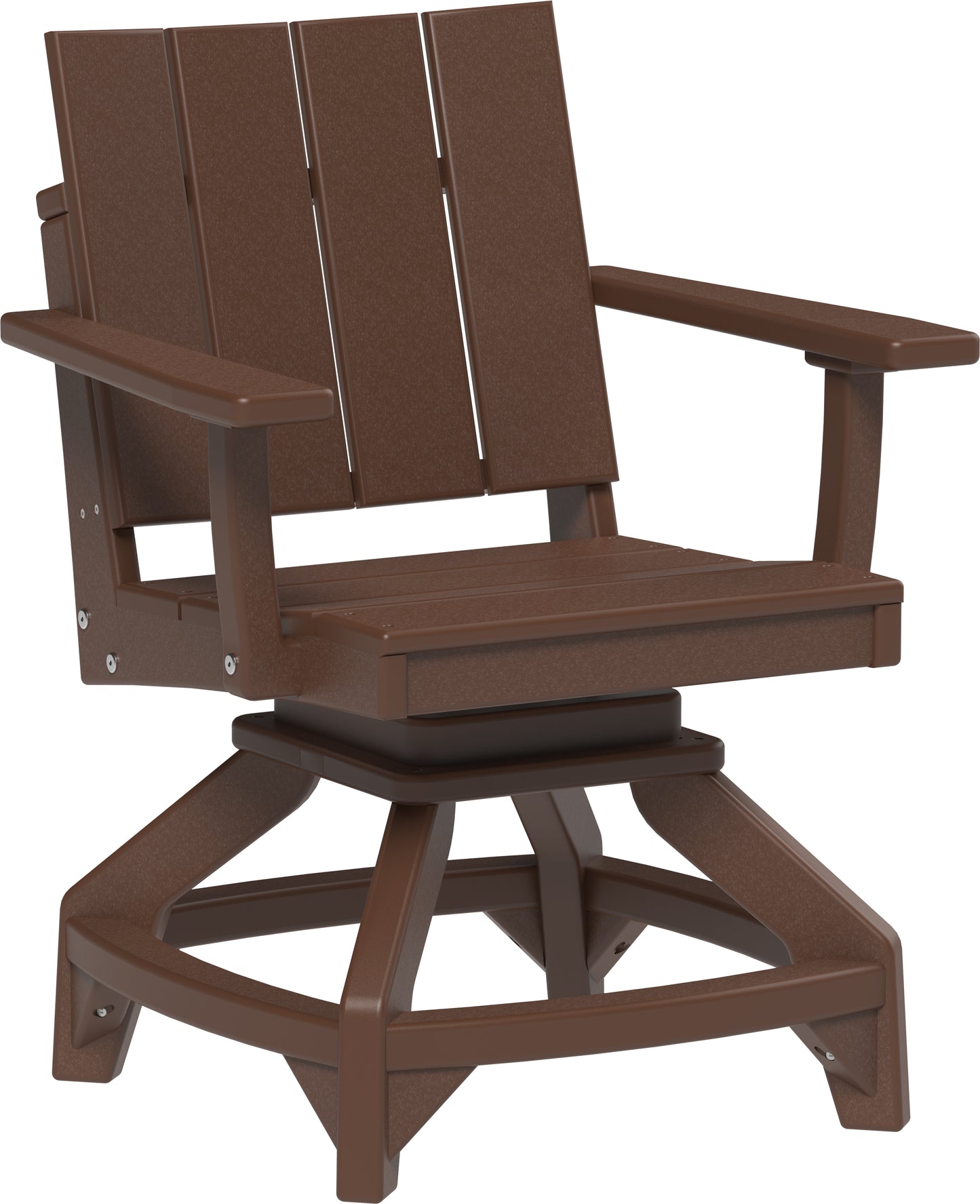 Urban Swivel Chair Chestnut Brown / Dining Height
