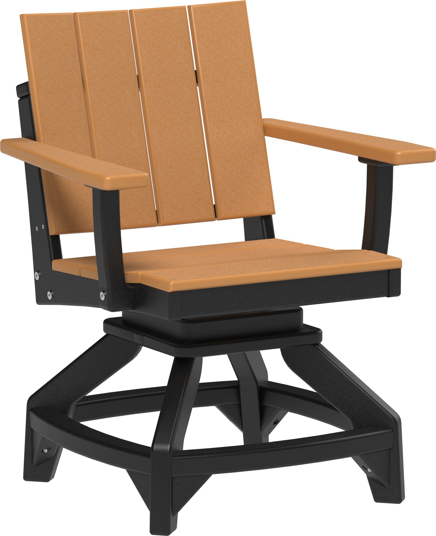 Urban Swivel Chair Cedar & Black / Dining Height