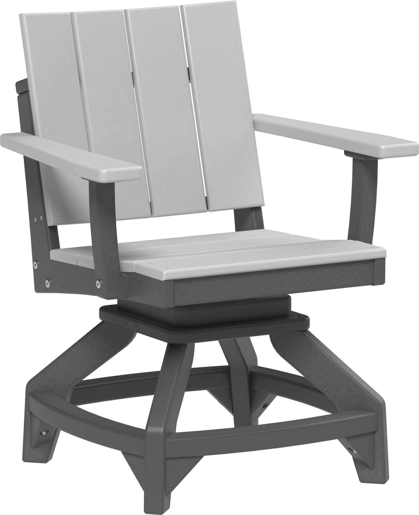 Urban Swivel Chair Dove Gray & Slate / Dining Height