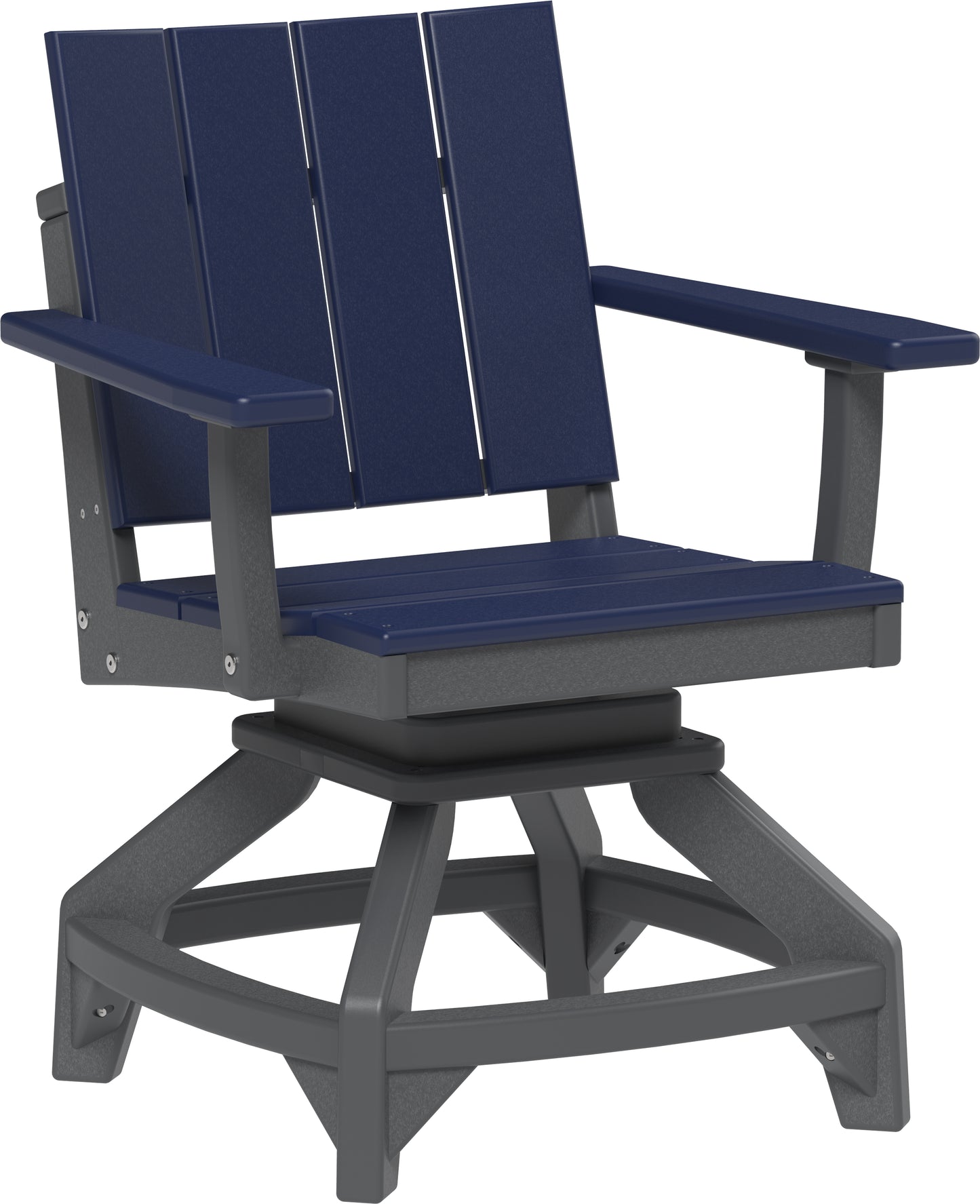 Urban Swivel Chair Patriot Blue & Slate / Dining Height