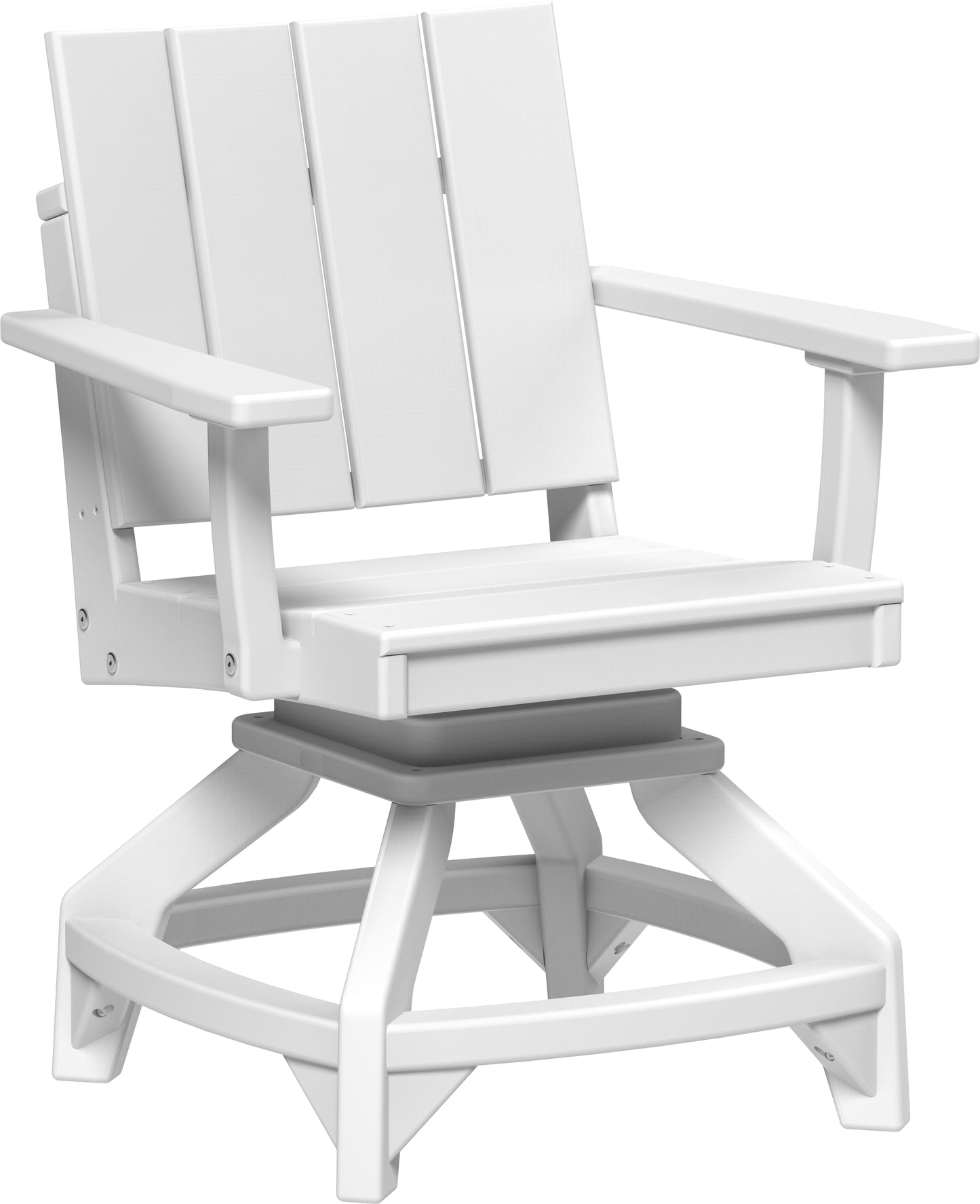 Urban Swivel Chair White / Dining Height