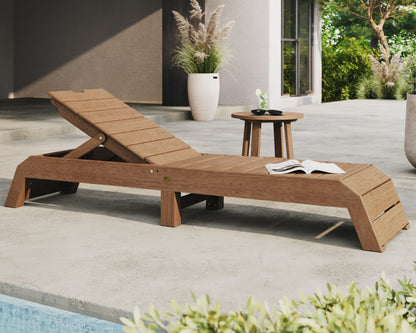 Urban Chaise Lounge Antique Mahogany