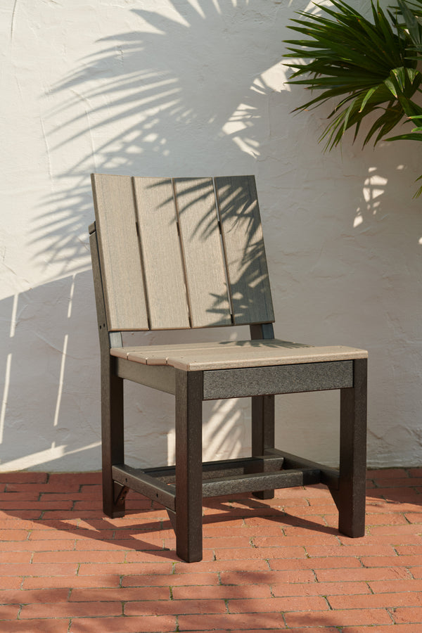 Urban Side Chair Coastal Gray & Black / Dining Height