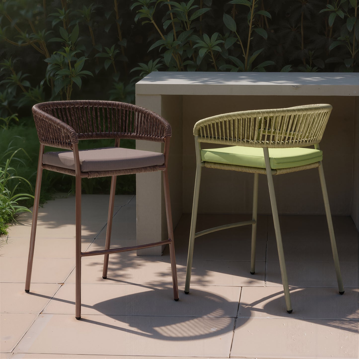 Skye Barstool (Set of 2) Brown