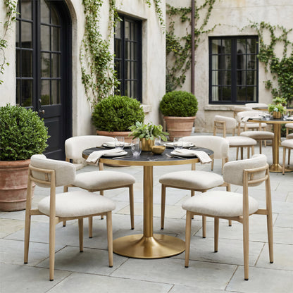 Bege Dining Chair White
