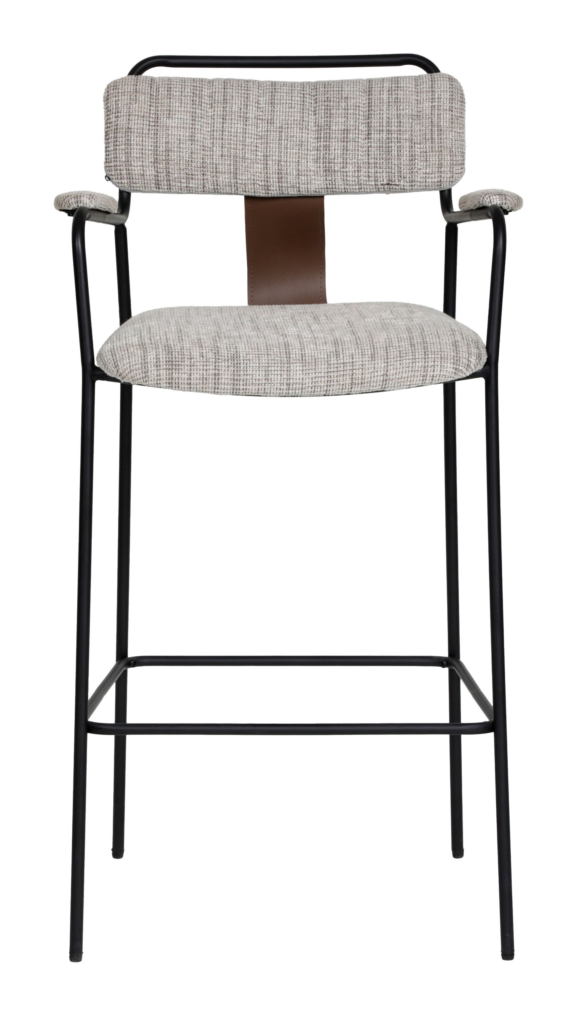 Couva Barstool (Set of 2) Gray Tweed