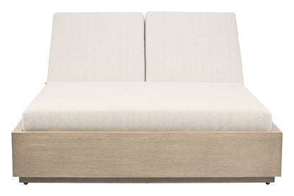 Varadero Beach Double Chaise Gray