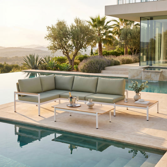 Lychee Modular Sectional Green