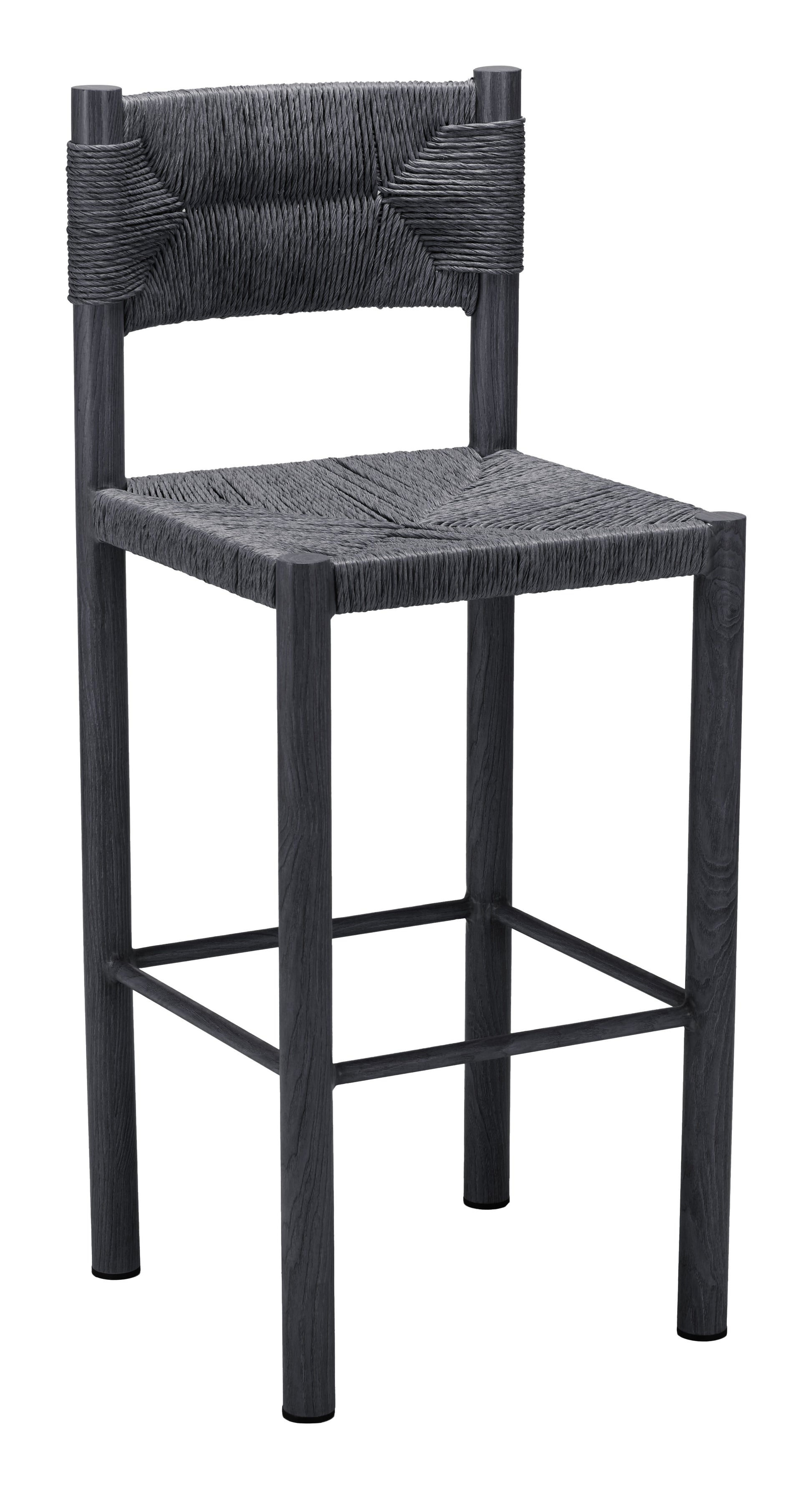 Iska Barstool (Set of 2) - Black