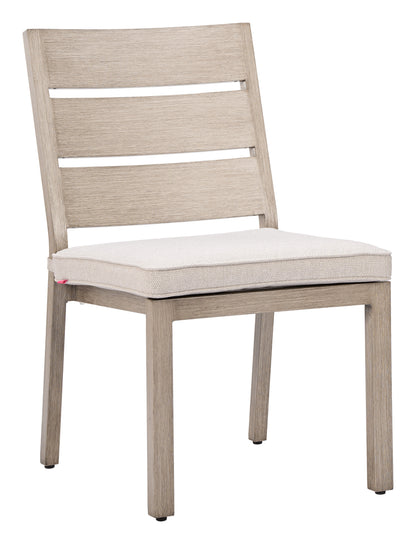 Reefline Armless Dining Chair (Set of 2) Gray