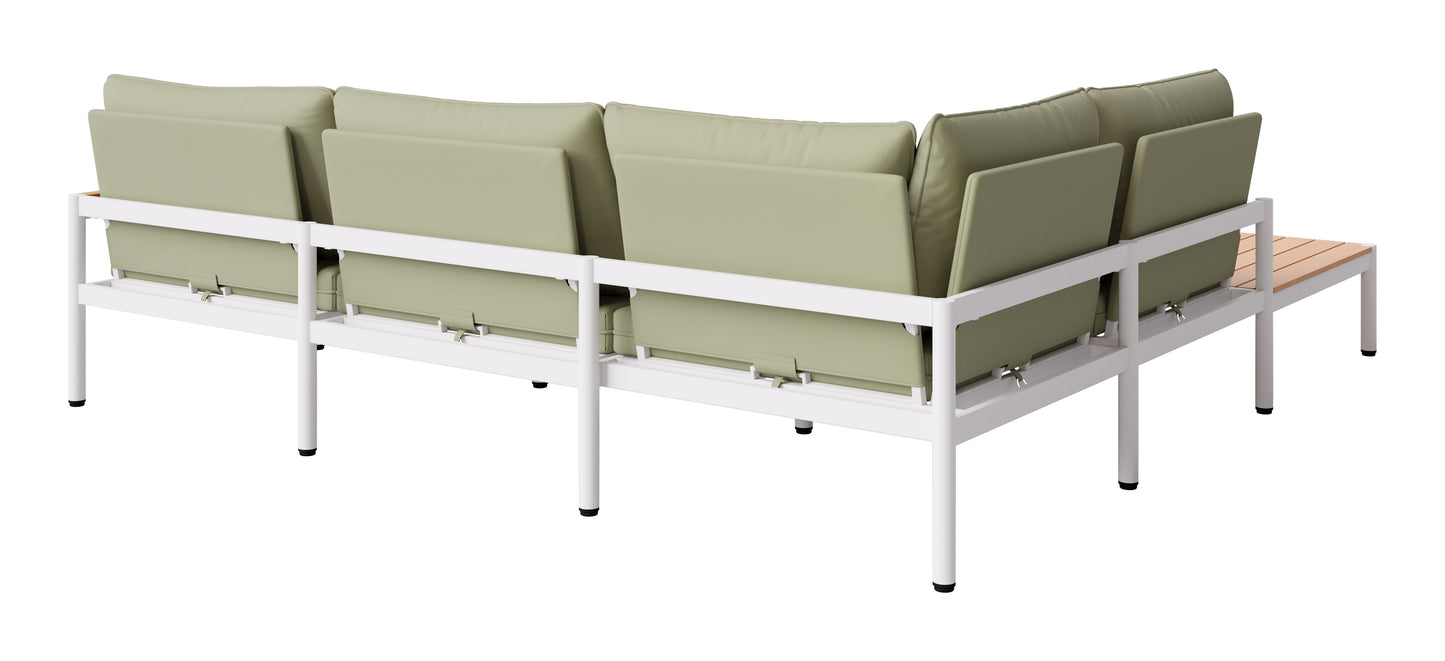 Lychee Modular Sectional Green