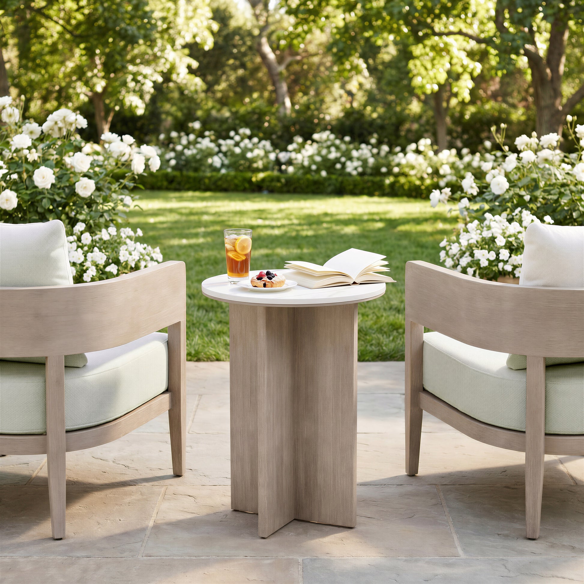 Oceanveil Side Table White