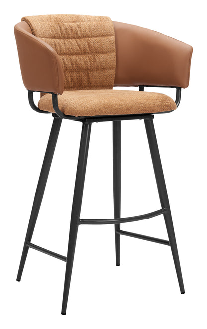 Juno Barstool (Set of 2) Brown