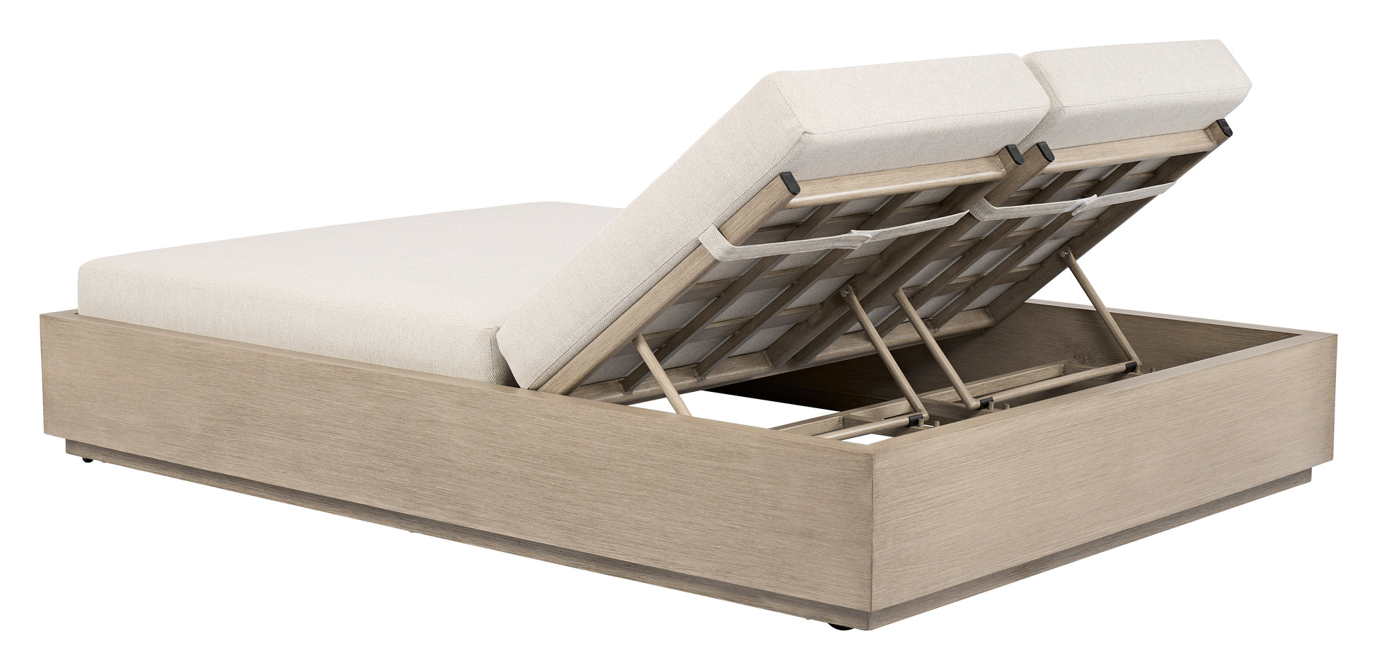 Varadero Beach Double Chaise Gray