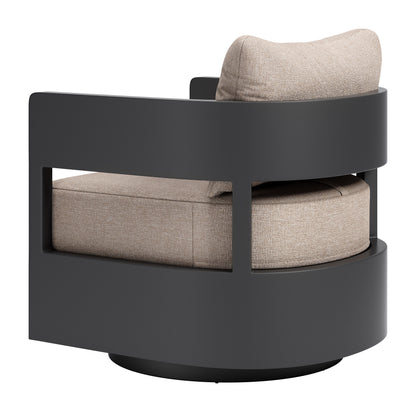 Foret Swivel Chair Black