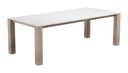 Leilani Rectangular Dining Table White