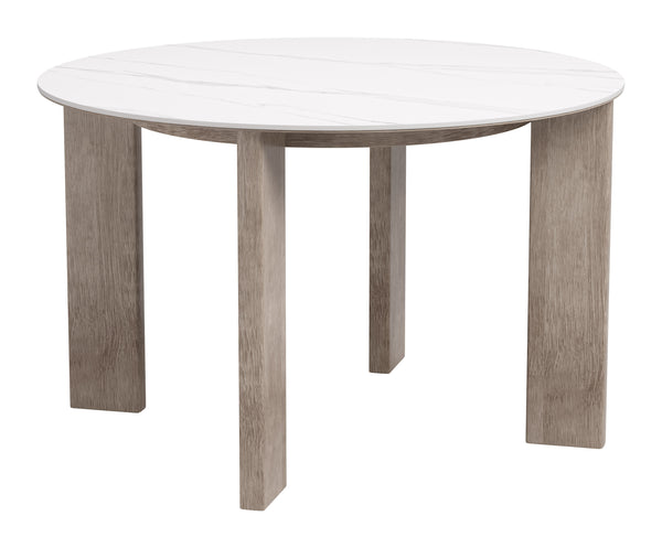 Oceanveil Round Dining Table White
