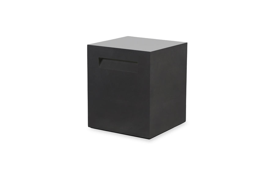 EcoSmart Fire Tank Concrete Stool - Graphite