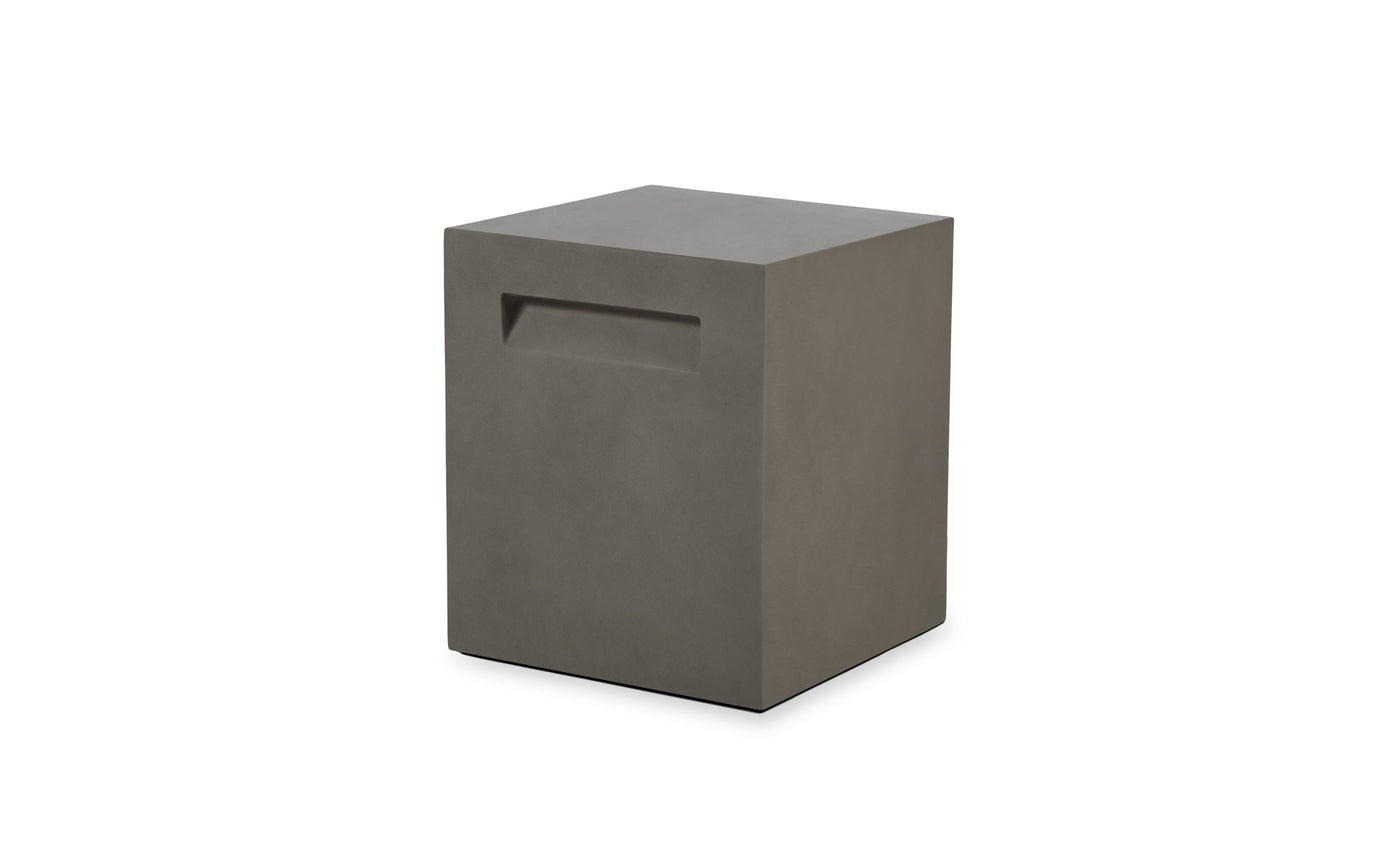EcoSmart Fire Tank Concrete Stool - Natural