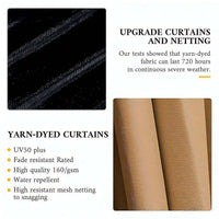 14 Ft. X 22 Ft. Double Galvanized Steel Roof Aluminum Frame Outdoor Patio Hardtop Gazeb with Netting and Curtains