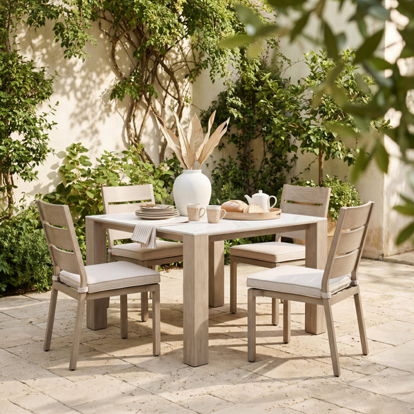 Reefline Armless Dining Chair (Set of 2) Gray