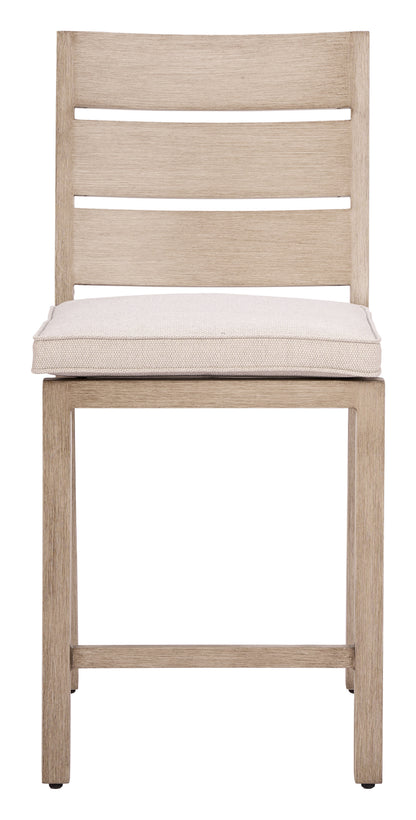 Reefline Armless Counter Stool (Set of 2) Gray