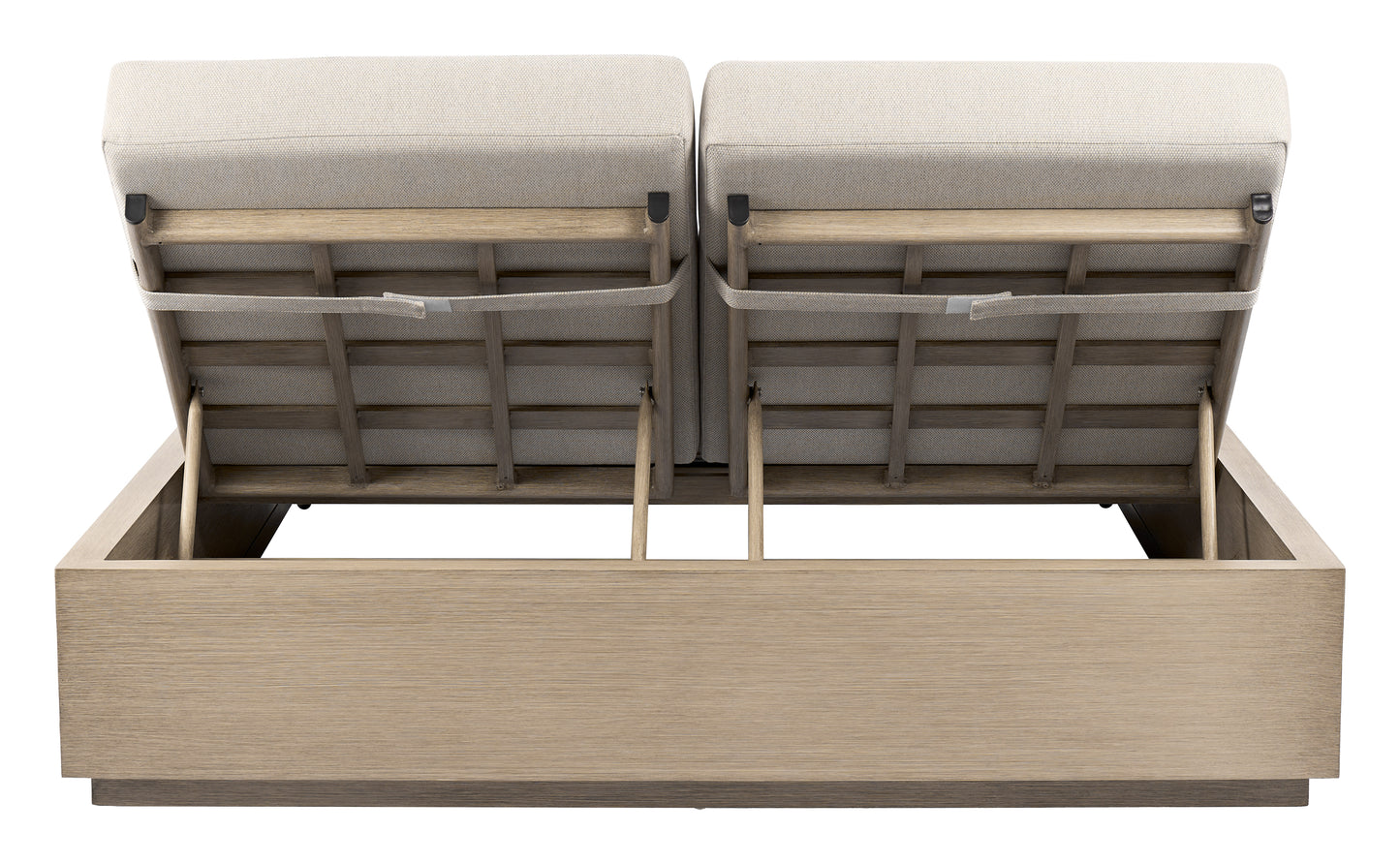 Varadero Beach Double Chaise Gray