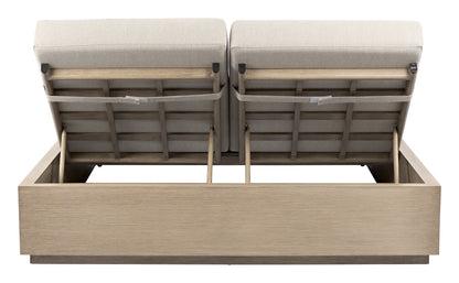 Varadero Beach Double Chaise Gray