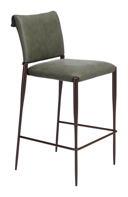 Freesia Barstool (Set of 2) Olive Green