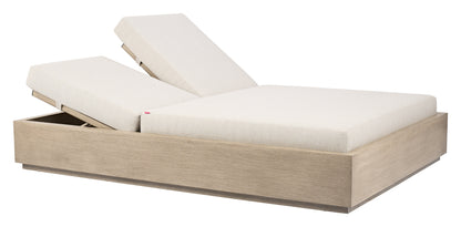 Varadero Beach Double Chaise Gray