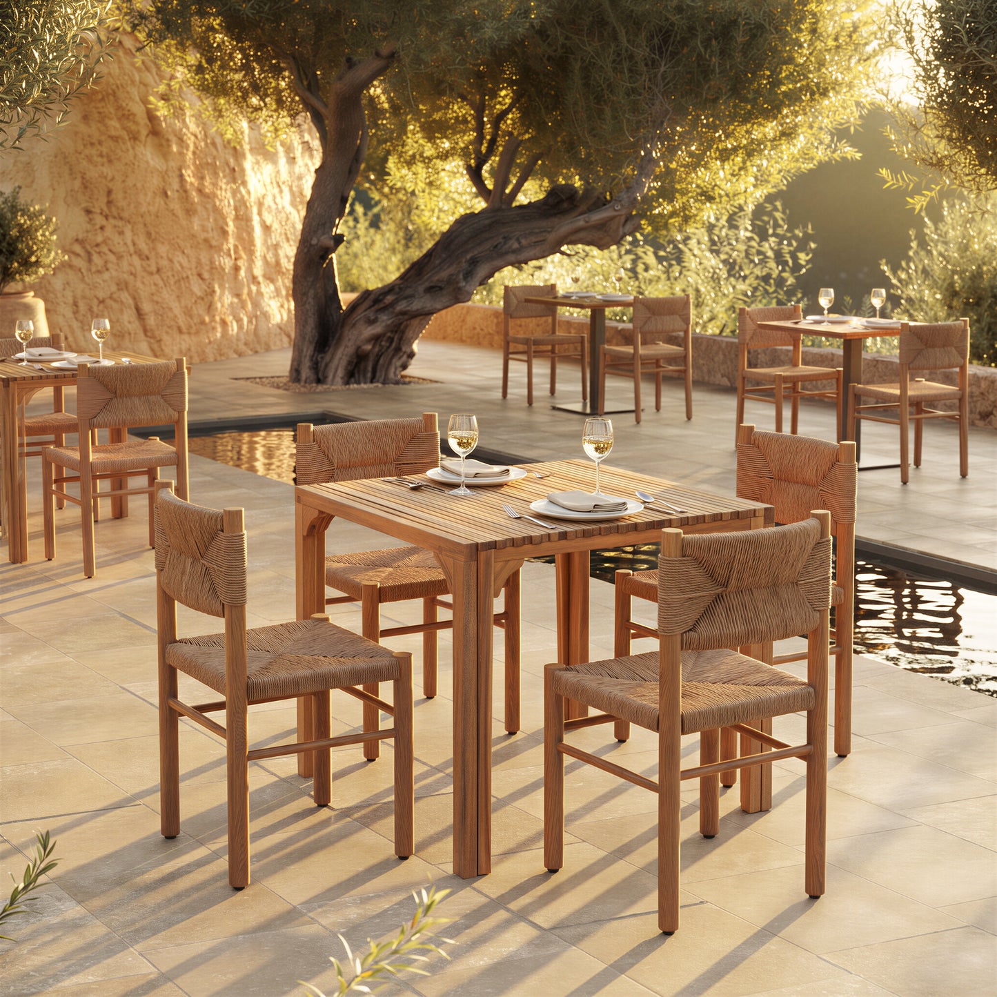 Iska Dining Chair (Set of 2) - Natural