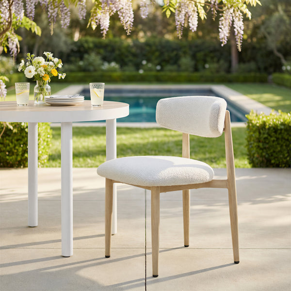 Bege Dining Chair White