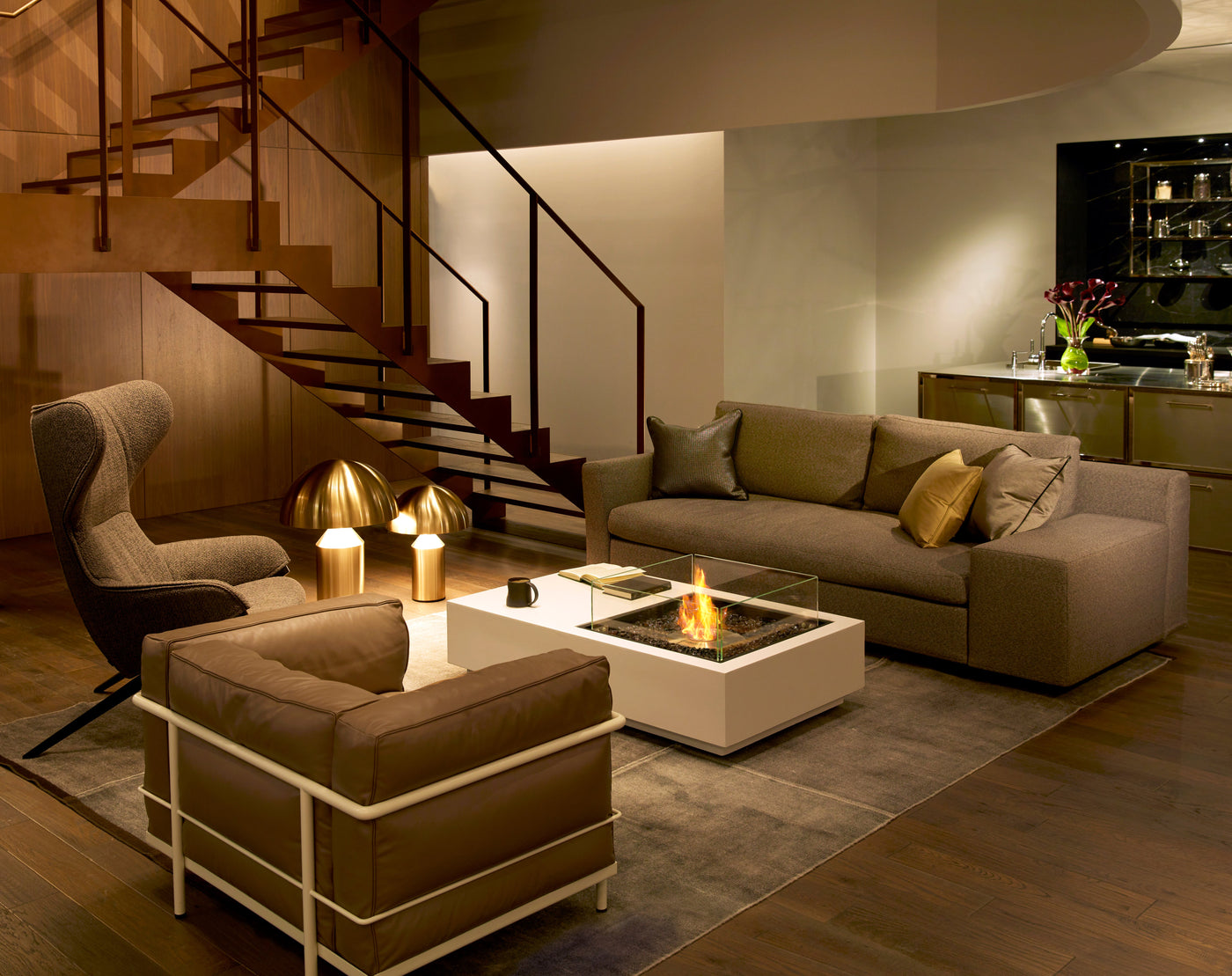 Manhattan 50 Fire Table w/ Ethanol Burner