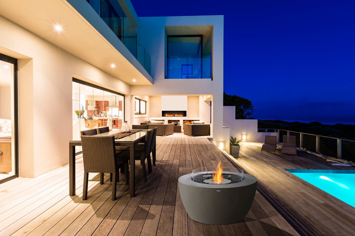 Pod 40 Fire Pit w/ Ethanol Burner