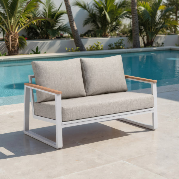 Welt Sofa Taupe & White